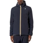 Blouson K-Way  Veste Jack St Warm Rversible Bleu Beige