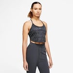 Nike DX0164-010 W NK One DF CRP Tank AOP Vest Femme Black/White/White Taille XL