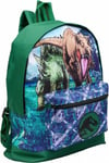 Jurassic Park World Large Roxy Backpack Children School T-Rex Dinosaur Green