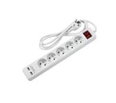 Rallonges et multiprises AYA Multiprise 5 prises + 2 usb