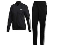 Adidas WTS Back2Bas 3S Tracksuit - Top: Black Bottom: Black, Small/Large