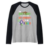 Bingo I'm Not Lazy Sloth Game Bingo Balls Lucky Bingo Player Raglan Baseball Tee