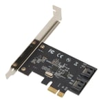 PCIe SATA 3.0 -ohjainkortti 2-portti PCIe - SATA III 6 Gbps Tuki IDE AHCI -liitäntä PCIe - SATA-sovitinkortti