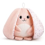 myHummy Peluche bruit blanc bébé Lapin Basique Rose | Aide à l'endormissement bébé | Machine à bruit blanc | Peluche my hummy sommeil bebe apaisement | 1 heure bruit