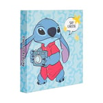 Grupo Erik Disney Stitch Photo Album Self Adhesive | Polaroid Photo Album | 6.3 x 6.3 inches - 16 x 16 cm | 11 Double Sided Pages | Hardcover | Instax Photo Album | Stitch Gifts | Disney Stitch Gifts