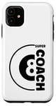 Coque pour iPhone 11 Super entraineur billard sport simple coach de billard