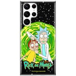 ERT GROUP Coque de téléphone Portable pour Samsung S22 Ultra Original et sous Licence Officielle Rick and Morty Motif Rick & Morty 007 adapté à la Forme du téléphone Portable, Coque en TPU