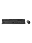 Logitech MK270 Wireless Combo - keyboard and mouse set - Hungarian - Tastatur & Mussett - Ungarsk - Svart