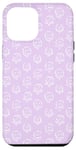 Coque pour iPhone 14 Pro Max Motif floral mauve peint à la main