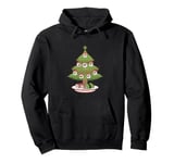 Funny Christmas Tree Love Sushi Tree Sushi Lover Sushi Memes Pullover Hoodie