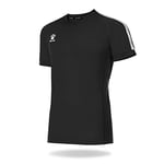 KELME Global Maillot de Football Homme, Noir, S