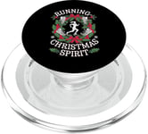 Running On Christmas Spirit Runners PopSockets PopGrip for MagSafe