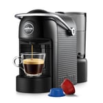 Lavazza, A Modo Mio Jolie EVO, Coffee Capsule Machine, Made from 36% Recycled Plastic, Compatible with A Modo Mio Pods, with Removable Cup Rest, Automatic Shut-Off, 1250 W, 220–240 V, 50–60 Hz, Black