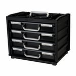 Raaco 137225 HandyBox 55 x 4 - Black/Silver