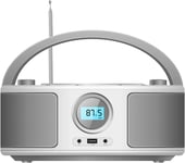 CD  Radio  Portable  CD  Player  Boombox  with  Bluetooth , Fm  Radio , Usb  MP3