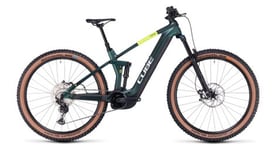 Vtt electrique tout suspendu cube stereo hybrid 140 hpc slx 750 shimano deore xt 12v 750 wh 27 5   vert goblin 2024