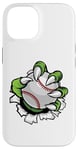 iPhone 14 Monster or animal claw holding Baseball Ball Case