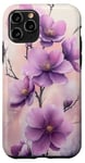 Coque pour iPhone 11 Pro Fleur De Cerisier Japonais Fleur Pourpre