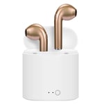 Ledwood Hörlur, True Wireless, In-ear, Mic, Guld