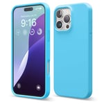 elago Compatible with iPhone 16 Pro Max Case, Premium Liquid Silicone Case, Full Body Protective Cover, Shockproof, Slim Phone Case, Anti-Scratch Soft Microfiber Lining, 6.9 inch (Ocean Blue)