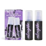 Urban Decay All Nighter Makeup Setting Spray Duo, Long-Lasting Fixing Spray for Face, Up to 16 Hour Wear, Vegan & Oil-free Formula*, 2 x 118ml