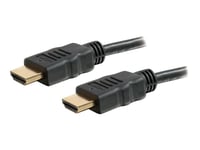 C2G 1m High Speed HDMI Cable with Ethernet - 4K - UltraHD - Câble HDMI avec Ethernet - HDMI mâle pour HDMI mâle - 1 m - noir