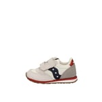 Saucony Unisex Kids Jazz Original Sneaker, Grey Navy Red, 4 UK