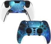 2 Pcs Stickers Manette Pour Ps5 Edge,Autocollant De Protection Pour Ps5 Edge Controller,Skin Vinyl Decal Pour Ps5 Edge(Nébuleuse Bleue)