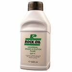 Bromsolja rock oil - Hydraulisk dot 4 500 ml