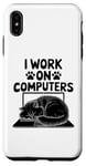 iPhone XS Max I Work On Computers Persian Longhair Cat Case