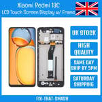 Xiaomi Redmi 13C Replacement LCD Touch Screen Display Assembly w/ Frame