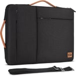 10.1-10.5 Pouces Imperméable Housse De Protection Ordinateur Portable Avec Poignée Pour Tablette/9.7"" 10.5"" 11"" Ipad Pro/10 Surface Go/Samsung Galaxy Tab/Huawei Mediapad M5 Pro, Noir