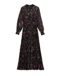 Ted Baker Womens WMD-ceiba-Printed Maxi Shirt Formal Night Out Dress, Black, 6 UK