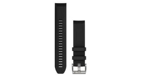 Garmin quickfit 22 watch strap black silicone