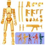 T13 Actionfigur, Titan 13 Actionfigur 3D Titans Figur, 3D-tryckt Actionfigur Nova 13 Actionfigur, Multi-ledade Actionfigurer (FMY) Gold