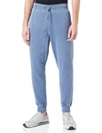 BOSS Mens Sefadelong Tonal-logo tracksuit bottoms in cotton terry