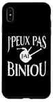 Coque pour iPhone XS Max Bretagne Je peux pas j'ai Biniou Idée cadeau Humour Breton