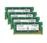 Crucial 4PCS 8GB 2Rx8 PC3L-12800S DDR3L 1600Mhz SODIMM RAM Laptop Memory @dd