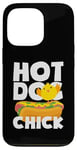 iPhone 13 Pro Hot Dog Chick Funny Food Humor Design Case