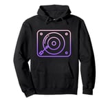 Vinyl Record Player Album Pullover Hoodie