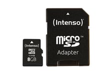 Intenso Class 10 - flashhukommelseskort - 8 GB - microSDHC