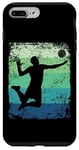 Coque pour iPhone 7 Plus/8 Plus Joueur de volleyball vintage homme femme beach volley ball