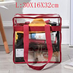 Trousse de Toilette Sac de Maquillage imperméable Sac de cosmétique Transparent Grand Rangement Robot de Toilette Sac de Toilette de Voyage for Femmes Sacs de Maquillage Trousse à Maquillage