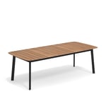 EMU - Shine Table 225 cm Black - Ulkotilojen ruokapöydät - Arik Levy - Musta - Metalli/Puu