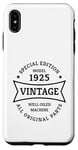 Coque pour iPhone XS Max Vintage 100e anniversaire Né en 1925 Vintage 100 ans Cadeau