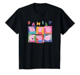 Youth Peppa Pig Family Portrait Panels T-Shirt