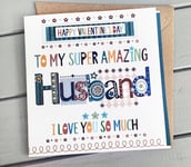 Husband Valentine's Day Husband card, special card, Husband, Valentine's cards 