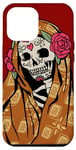 iPhone 13 Pro Max Dia De Los Muertos Day of The Dead Mara De Flor Sugar Skull Case