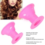 Hair Rollers No Heat Rubber Pink No Clip Hair Curlers Styling Waving Hairsty TDM