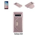 Coque arrière pour Samsung Galaxy S10 - Rose doré